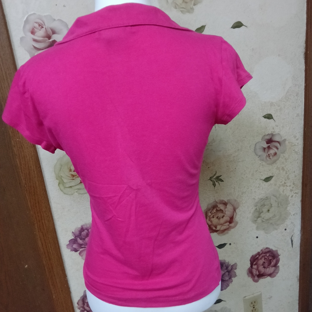 All Things Fabulous Fuchsia Short Sleeve Top - Picture 2 of 7